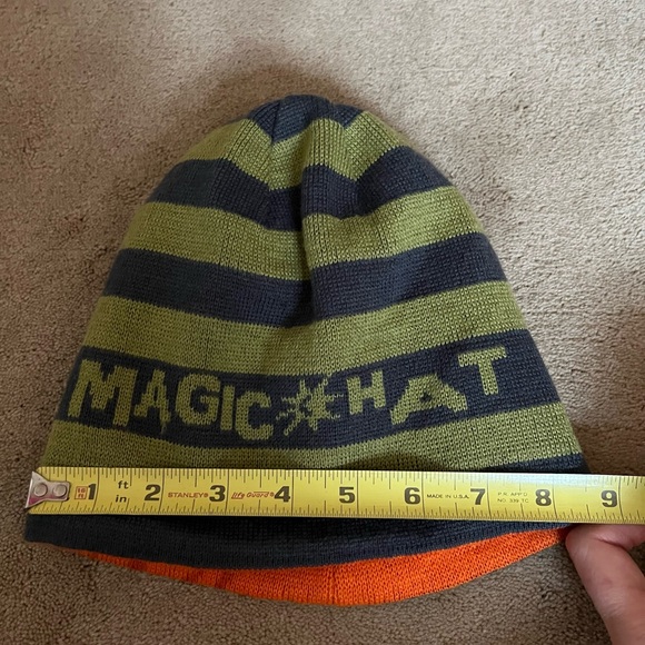 Magic Hat Brewery Beanie for Collectors, Reversable, Orange and Green/Black - Picture 5 of 5